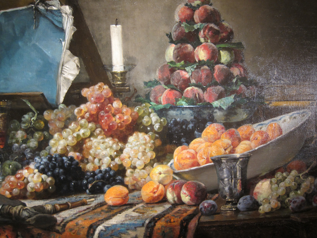 Denis Pierre Bergeret, Still life with Parakeet