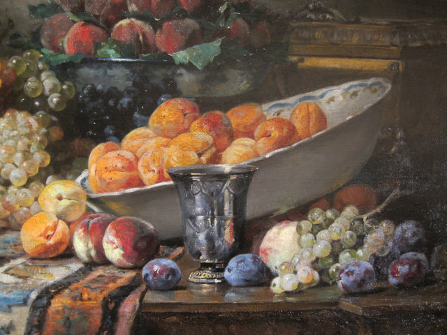 Denis Pierre Bergeret, Still life with Parakeet