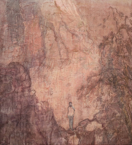 WANG Yabin 王亚彬  Mountain at Dusk 晚山, 2014