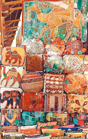 David Paskett, Bazaar Cushion Profusion, Dubai