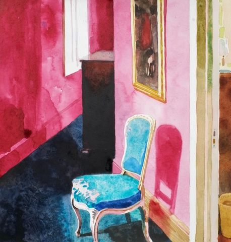 Mark Entwisle, Turquoise Chair