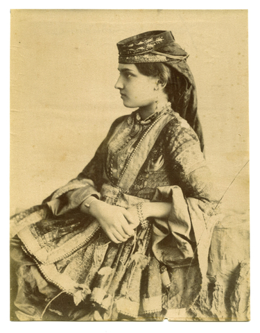 Antoin Sevruguin, An Armenian girl from New Julfa, Isfahan, Late 19th Century
