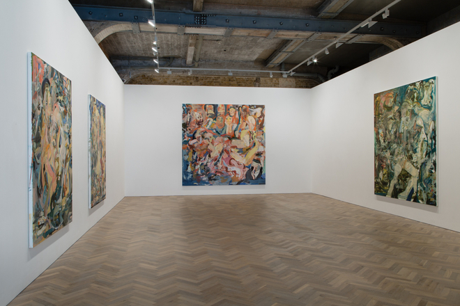 <p>Installation view, Thomas Dane Gallery, London</p>