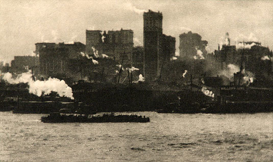 The Skyline, ca. 1905 - 1910, Vintage photogravure