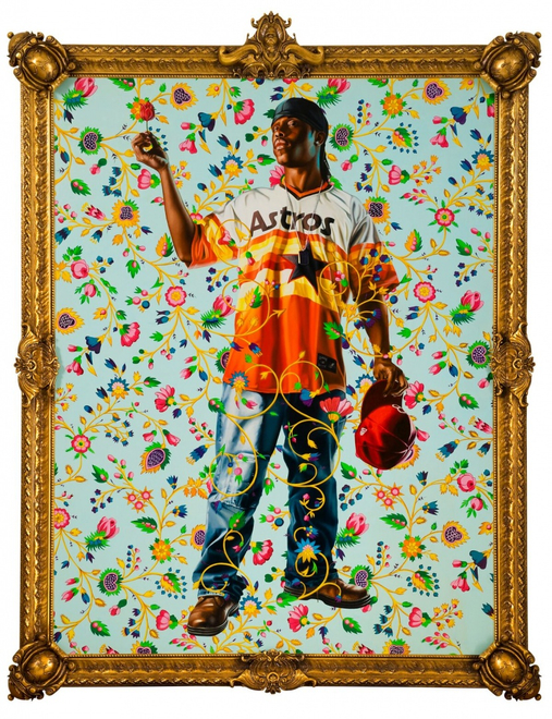 Kehinde Wiley in Turn the Page: The First Ten Years of Hi-Fructose