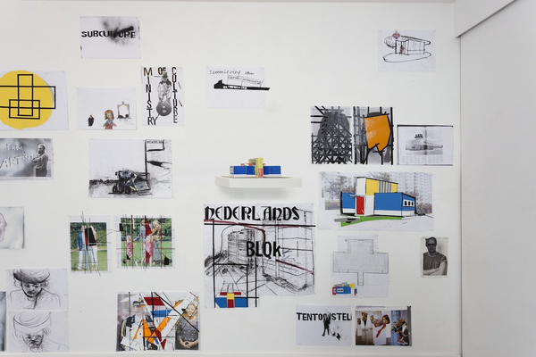 <p>installation view:<strong> Erik van Lieshout</strong> 'Ministry of Subculture', 2012</p>