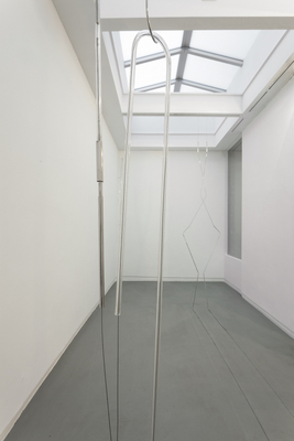 <p>Sarah Pichlkostner<i>, KUY "I wanna know what will happen tomorrow?" KAY, was still walking, </i>2018,Installation view at Annet Gelink Gallery, Amsterdam, photos by Michel Claus</p>