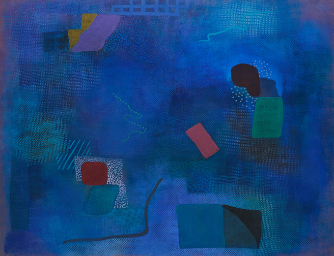 Robert Natkin Lush Life, 1981, acrylic on canvas, 70 x 88.5 inches/178 x 225 cm