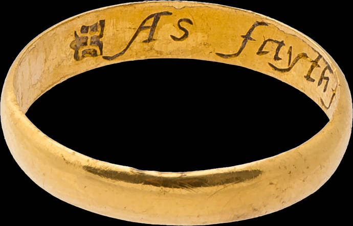 Posy Ring &ldquo;As faythfull as frendly&rdquo;