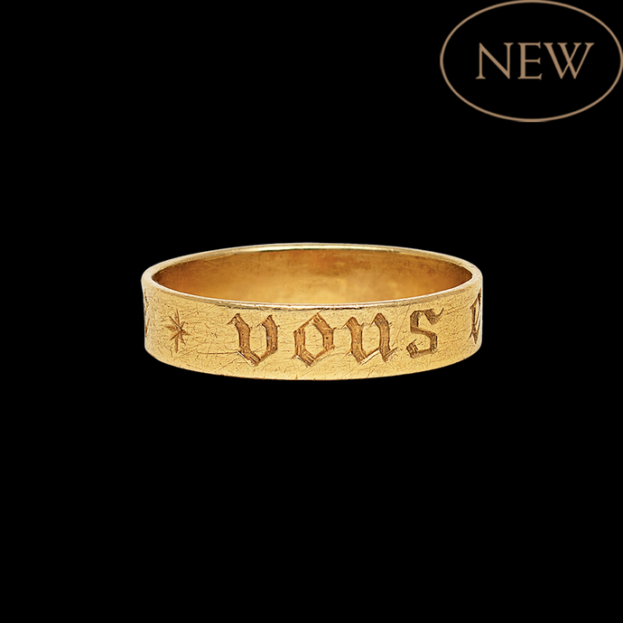 Posy Ring with motto "vous et nul autre"