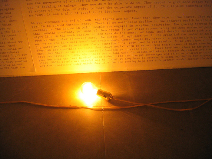 Installation view, Fia Backstr&ouml;m, In Memory of HERD INSTINCT 360&ordm;, Greene Naftali, New York, 2006