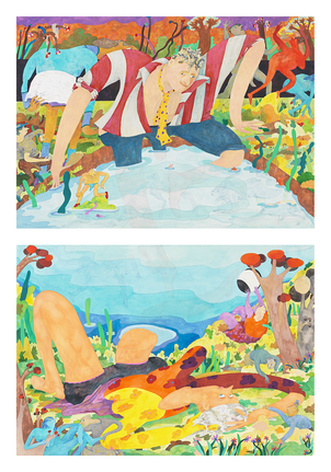 Gladys Nilsson, Pond (A Splitdytch), 2022