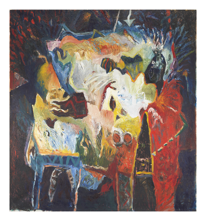 Desert Night, 1985, Oil and wax on canvas