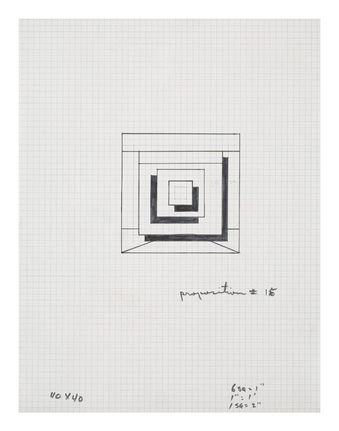 Allan D&#039;Arcangelo&nbsp;, Study for Proposition #15,&nbsp;1966