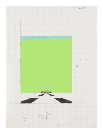 Allan D&#039;Arcangelo&nbsp;, Study for Proposition #17,&nbsp;1966