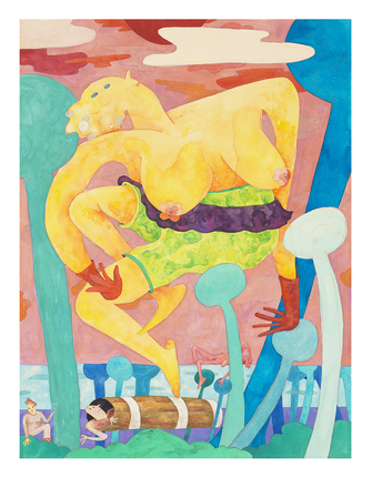 Gladys Nilsson, Balanced, 2021