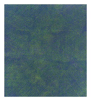 Howardena Pindell, Aurora Borealis/Solar Storms: August 2022 #2, 2022