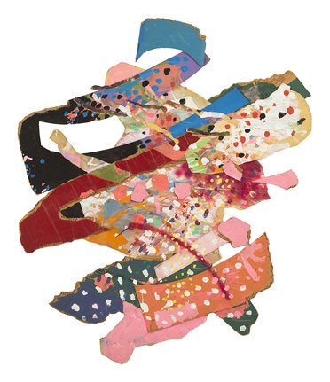 Untitled, 1976, Mixed media on paper collage