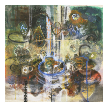 New Year #2, 2006, Acrylic and mixed media on canvas