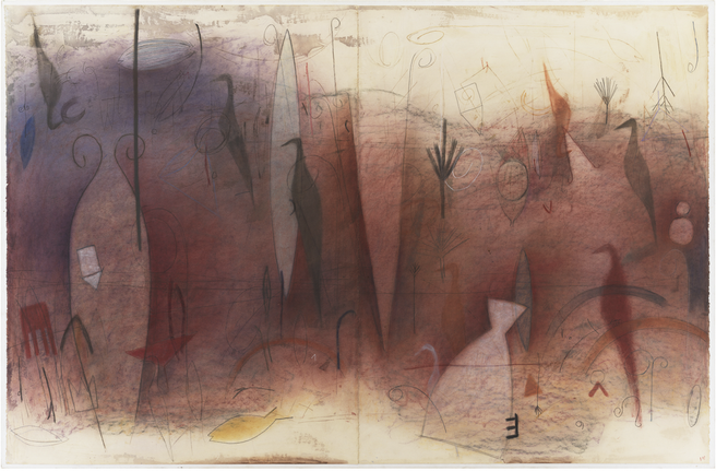 Emmi Whitehorse Field of Birds, 1992