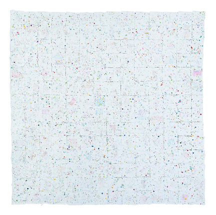 Untitled #3 (Sky for Fritz), 2021, Mixed media on canvas