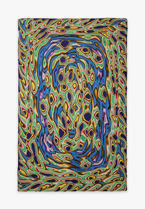 Holton Rower Preditorial Respect, 2016  paint on particle board  72 x 45 x 2 in 182.9 x 114.3 x 5 cm