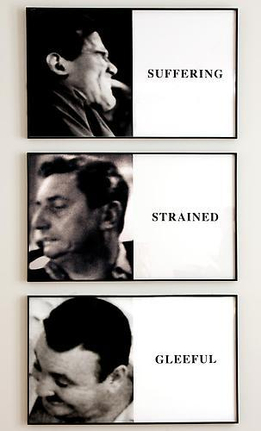 John Baldessari Prima Facie: Suffering/ Strained/ Gleeful, 2005