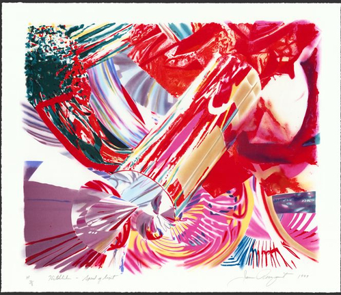 James Rosenquist&nbsp; Hitchhiker - Speed of Light,&nbsp;1999