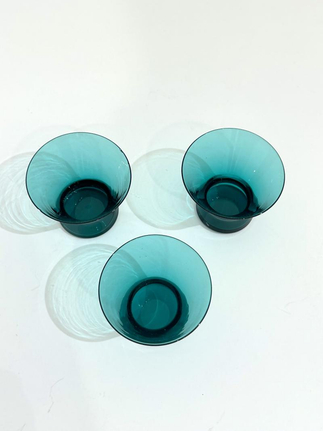 Per Lutken Set of 3 Minimalist Cocktail Glasses