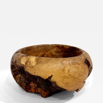 Maple Burl Wood Bowl Attributed to Mel Lindquist