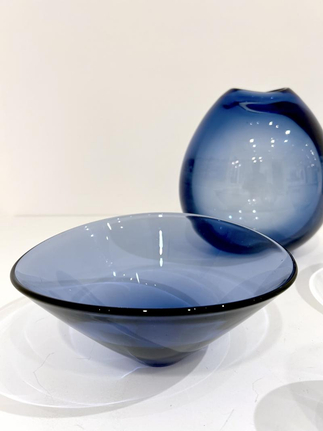 Set of Four Per Lutken for Holmegaard Glass Pieces