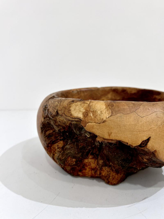 Maple Burl Wood Bowl Attributed to Mel Lindquist