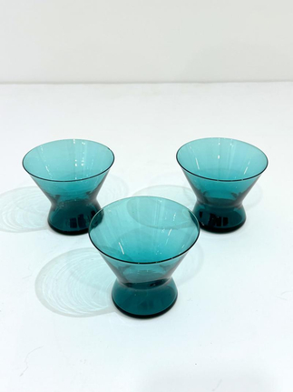 Per Lutken Set of 3 Minimalist Cocktail Glasses