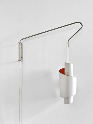 Swirl White Pendant Wall Lamps by Simon Henningsen