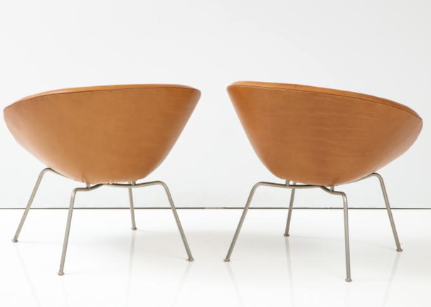 A Pair of Arne Jacobsen Pot Chairs