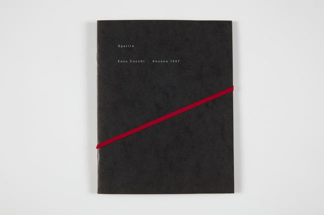 Enzo Cucchi, Sparire (Disappearing), 1987, &nbsp;