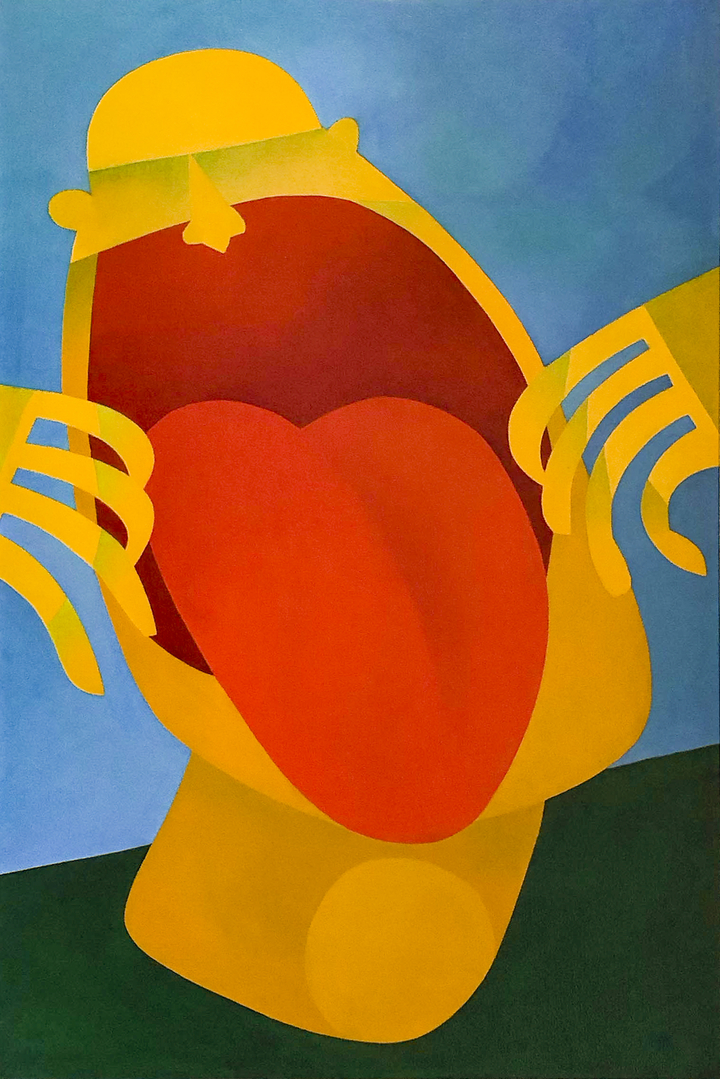 Claude Le Sauteur Le grotesque - Grotesque, 2006 Oil on canvas - huile sur toile 36 x 24 in 91.4 x 61 cm