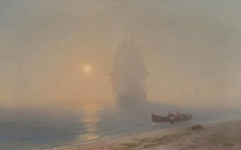 IVAN KONSTANTINOVICH AIVAZOVSKY Sailing through the Haze