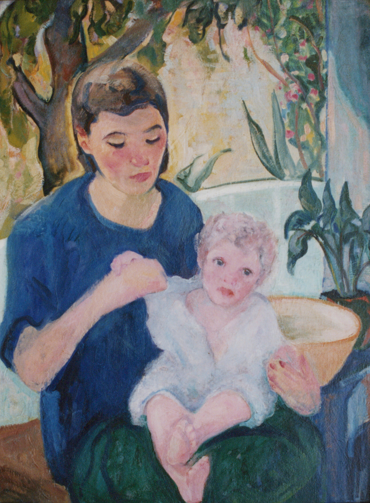 Mabel May, On the Terrace