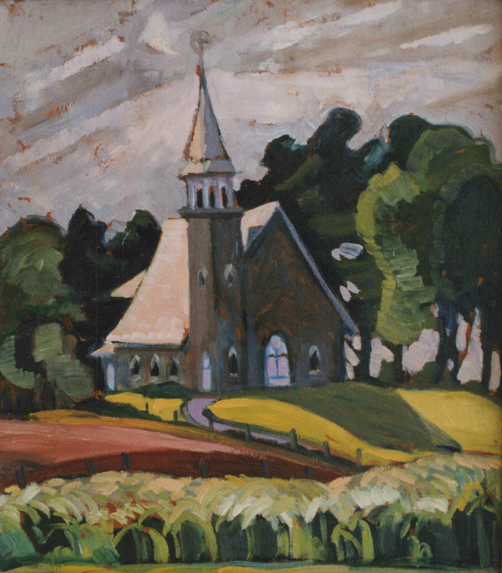 Nora Collyer, Village Church in Summer