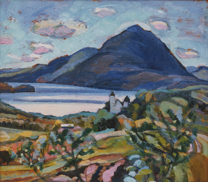 Nora Collyer, Summer, Lake Memphremagog with St-Benoit du Lac