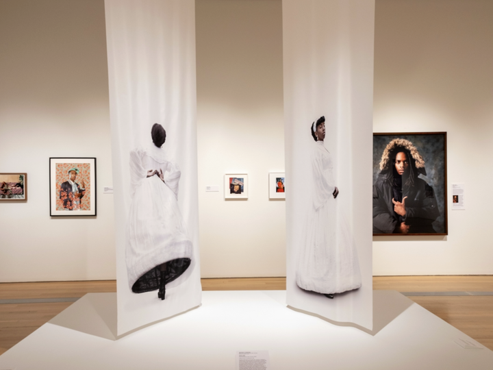 Dawoud Bey and Kehinde Wiley in As We Rise: Photography from the Black Atlantic