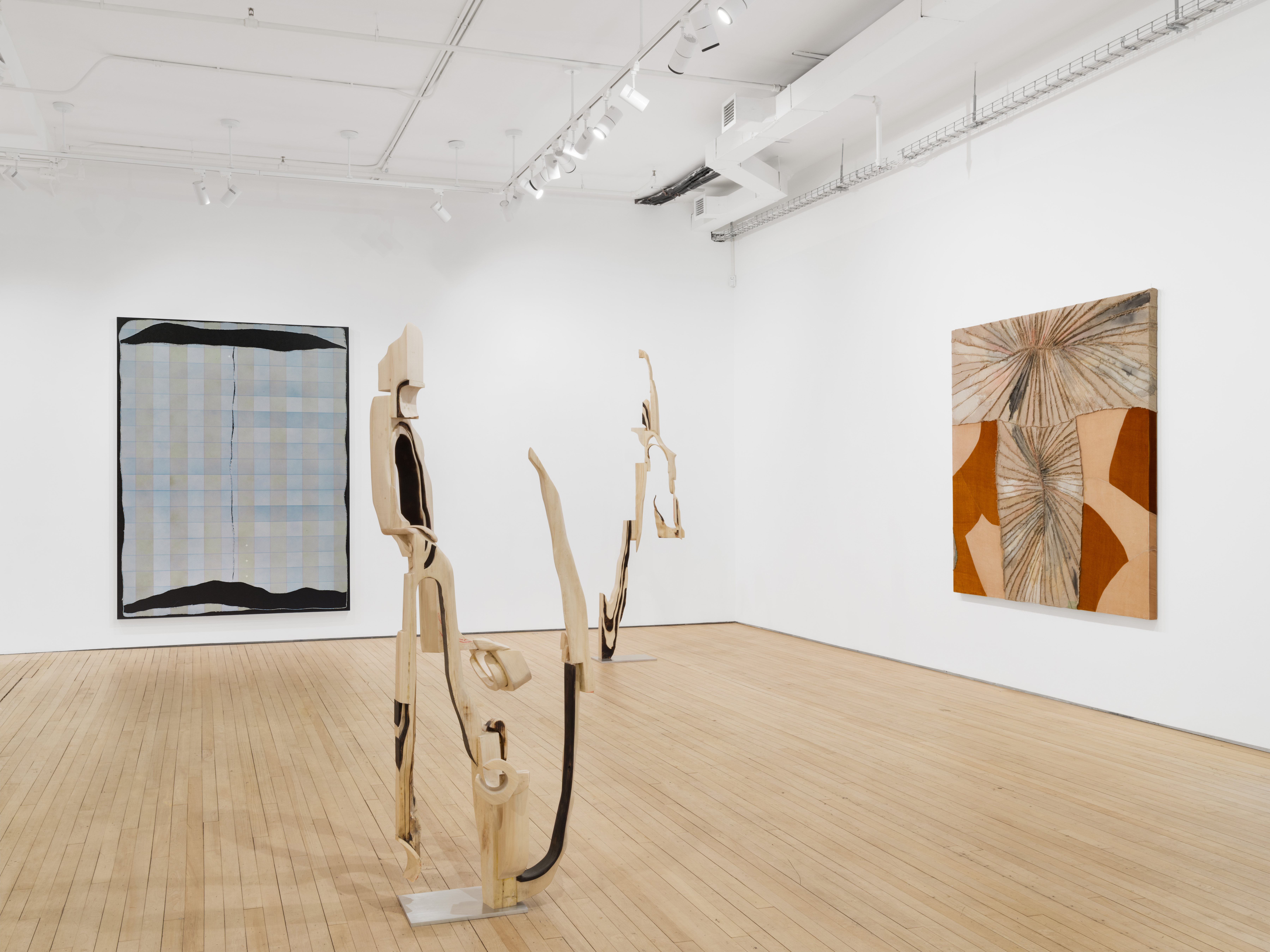 Installation view of "Braided River"