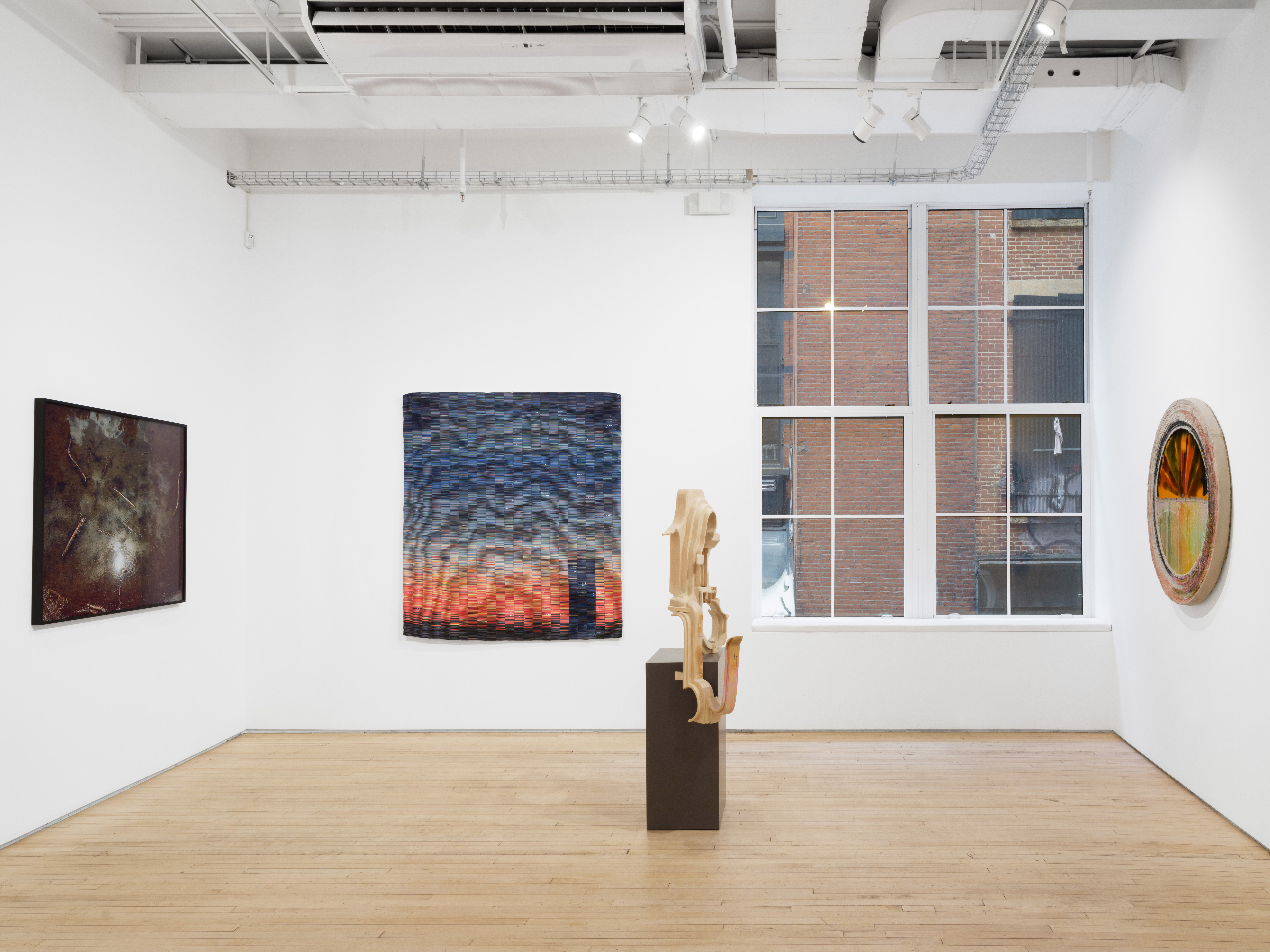 Installation view of "Braided River"