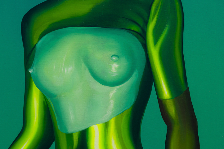 por detrás da retina