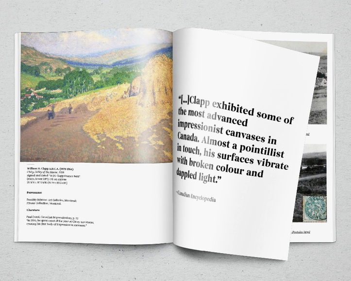 An Ephemeral Moment in Time: Clapp’s Impressionist Perspective in "Chézy, Valley of the Marne"