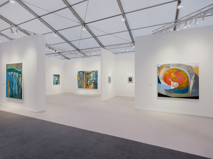 Installation view, Frieze Los Angeles, James Cohan, Booth B7, Los Angeles, CA, February 26 - March 1, 2026
