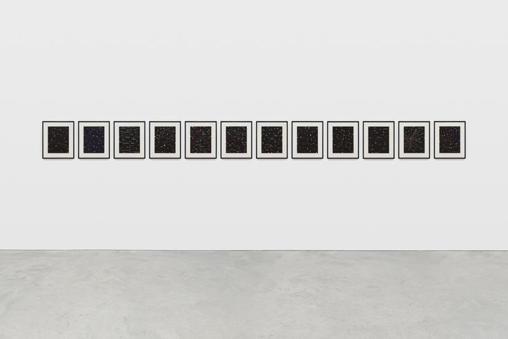 FRED TOMASELLI, Chemical Celestial Portraits, Time's Arrow Version, 2014