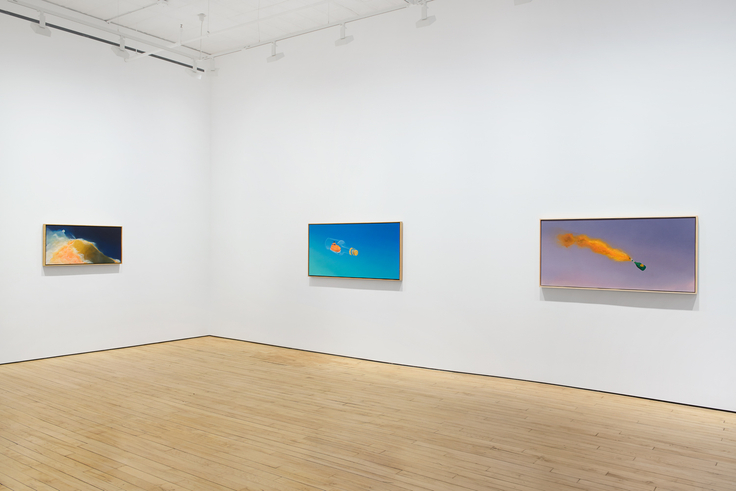 Installation view, Bruce Richards, Silent Sirens,&nbsp;James Cohan, 52 Walker St, New York, NY, February 20 - April 4, 2026.