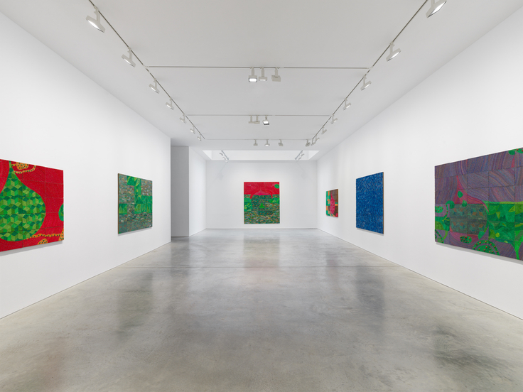 Installation view, Elias Sime,&nbsp;FINAL DROP (የመጨረሻዋ ጠብታ),&nbsp;James Cohan, 48 Walker St, New York, NY, February 21 - April 4, 2026